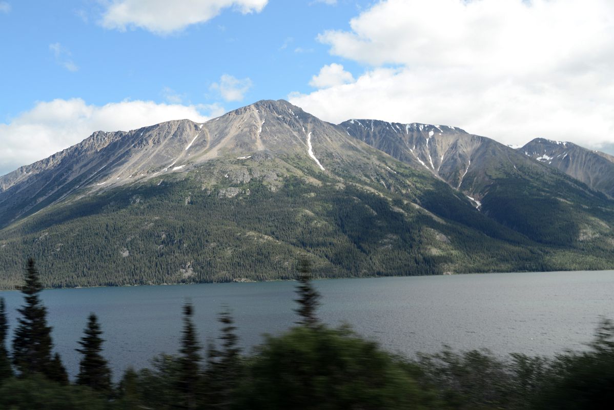 11A Hills Across Tutshi Lake On Bus Drive Between Carcross And Fraser BC On The Tour From Whitehorse Yukon To Skagway
